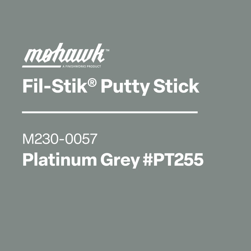 MOHAWK Finishing Products Fill Stick (Fil-Stik) Putty Stick for Wood Repair (Platinum Grey)- Rub On Semi-Soft Wax Filler Stick M230-0057 - Image 3